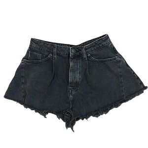 Black Denim Women Shorts